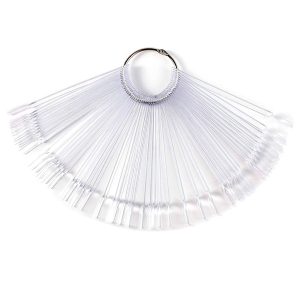 Muestrario Tips transparentes cuadrados